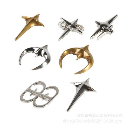 Metal Simplicity Ins Style Temperament Brooch Accessories