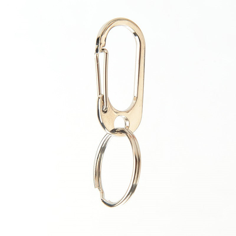 Outdoor Carry Equipment Alloy Material Climbing Button Carabiner Keychain