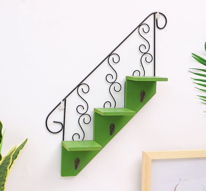 Trapezoidal hook wall decorative flower stand living room wholesale