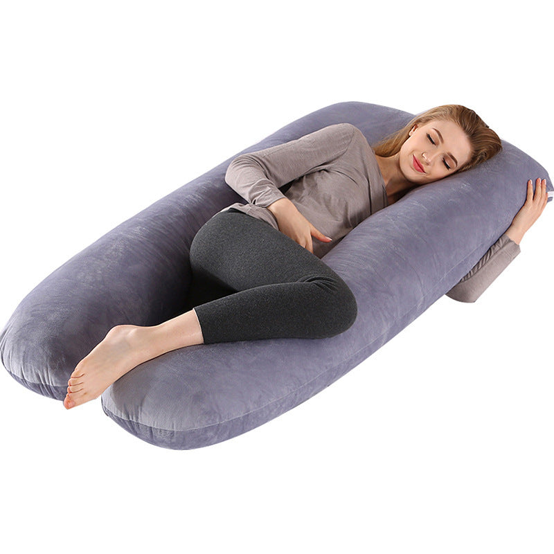 Almohada en forma de U con patas para dormir de lado