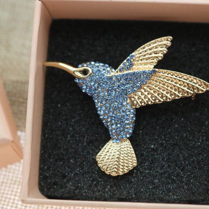 Retro Cute Hummingbird Brooch For Women