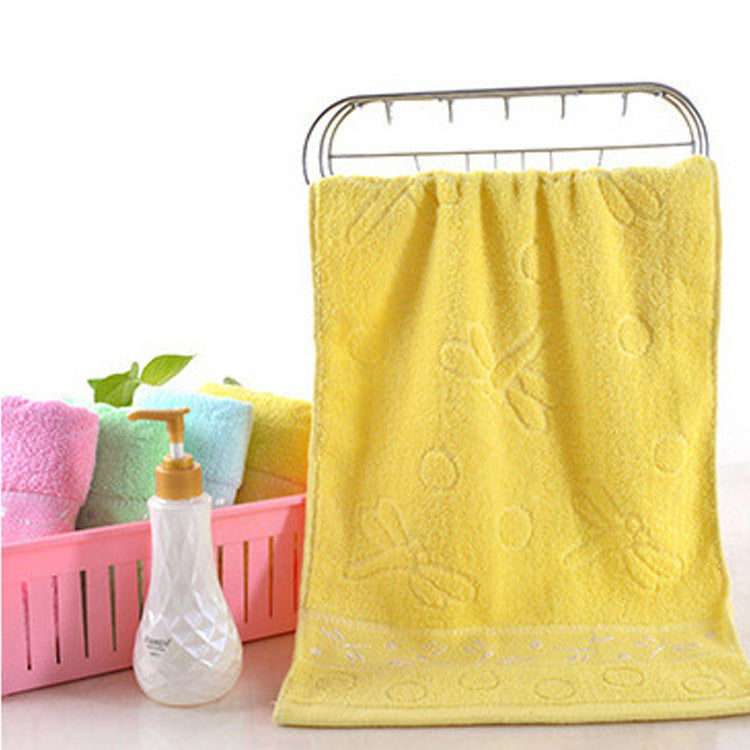 Caring pure cotton face towel