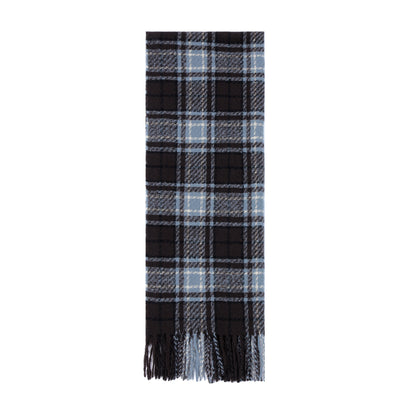 European And American Autumn And Winter Blue Plaid Scarf Shawl Tonglu Manufacturer