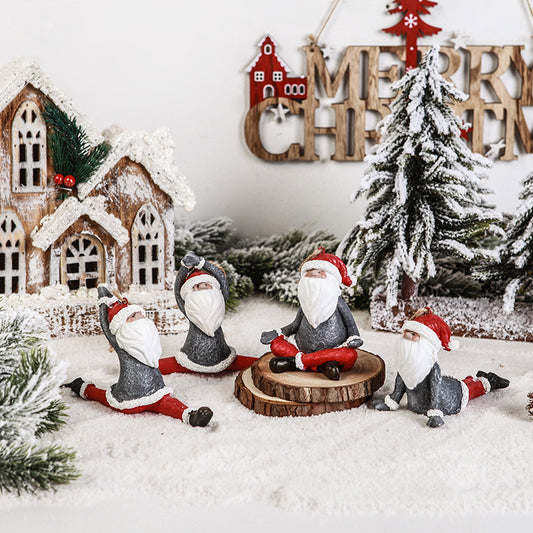 Decoration of Santa Claus with resin technology