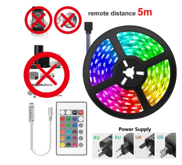 LED Light With 5050RGB Waterproof 24IR Voice Smart