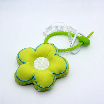 Creative Cute Flowers Keychain Plush Pendant Female Ins Style