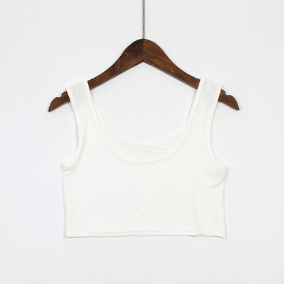 U-neck Thick Shoulder Strap Camisole For Women