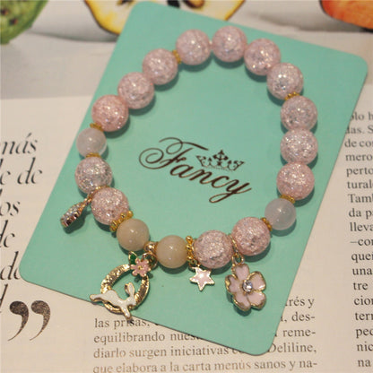 Natural stone multilayer fashion retro bracelet