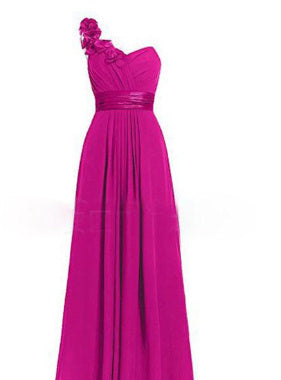 Women's Multi Colored Slanted Neck Sleeveless Strapless Long Dress