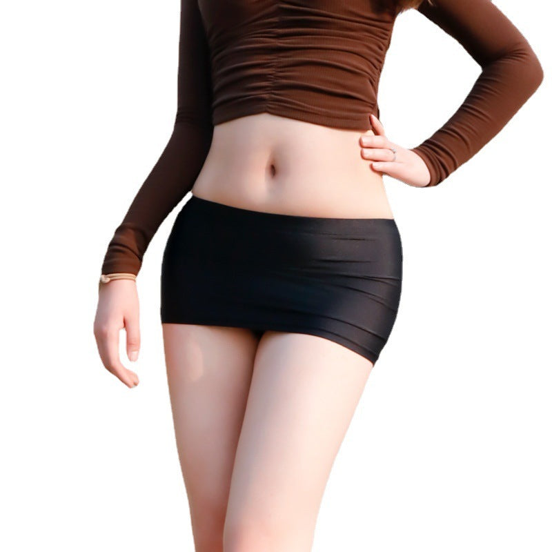 New Pure Desire High Waist Anti-exposure Sheath Skirt