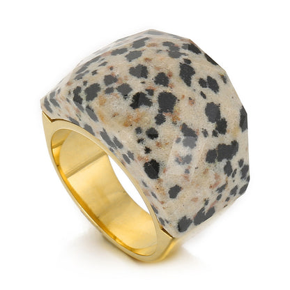 Women's Fashion Natural Stone Ring