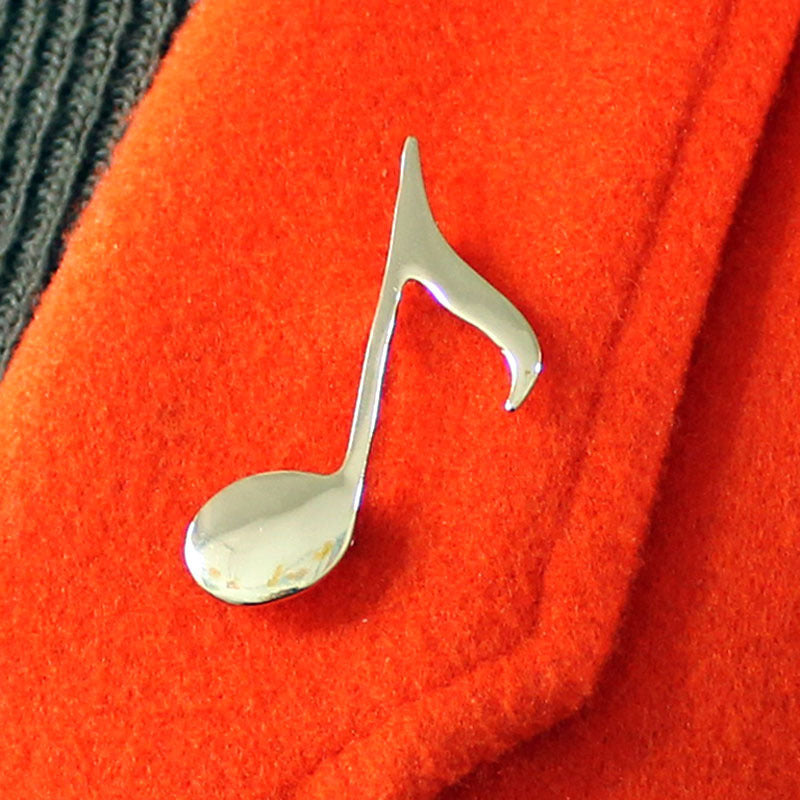 Musical Note Simple Atmospheric Natural Pin Brooch