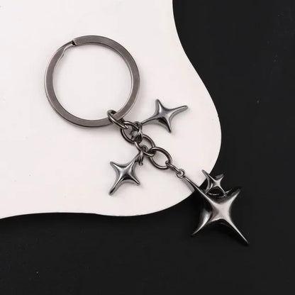 Creative Fashion Star And Moon Alloy Key