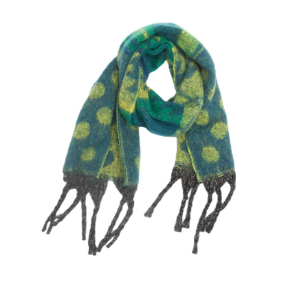 Shawl Thickened Scarf Tassel Jacquard Dot Scarf