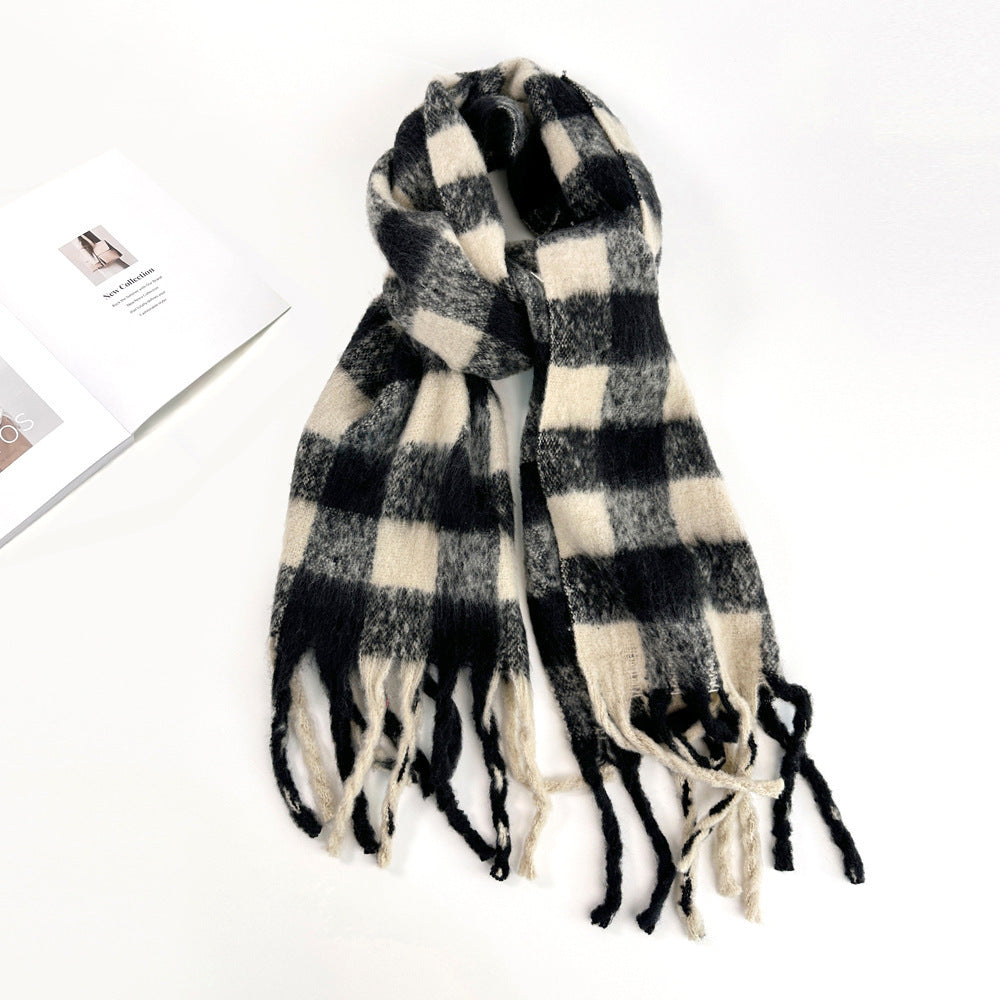 Fashion Solid Color Haima Hair Scarf For Women