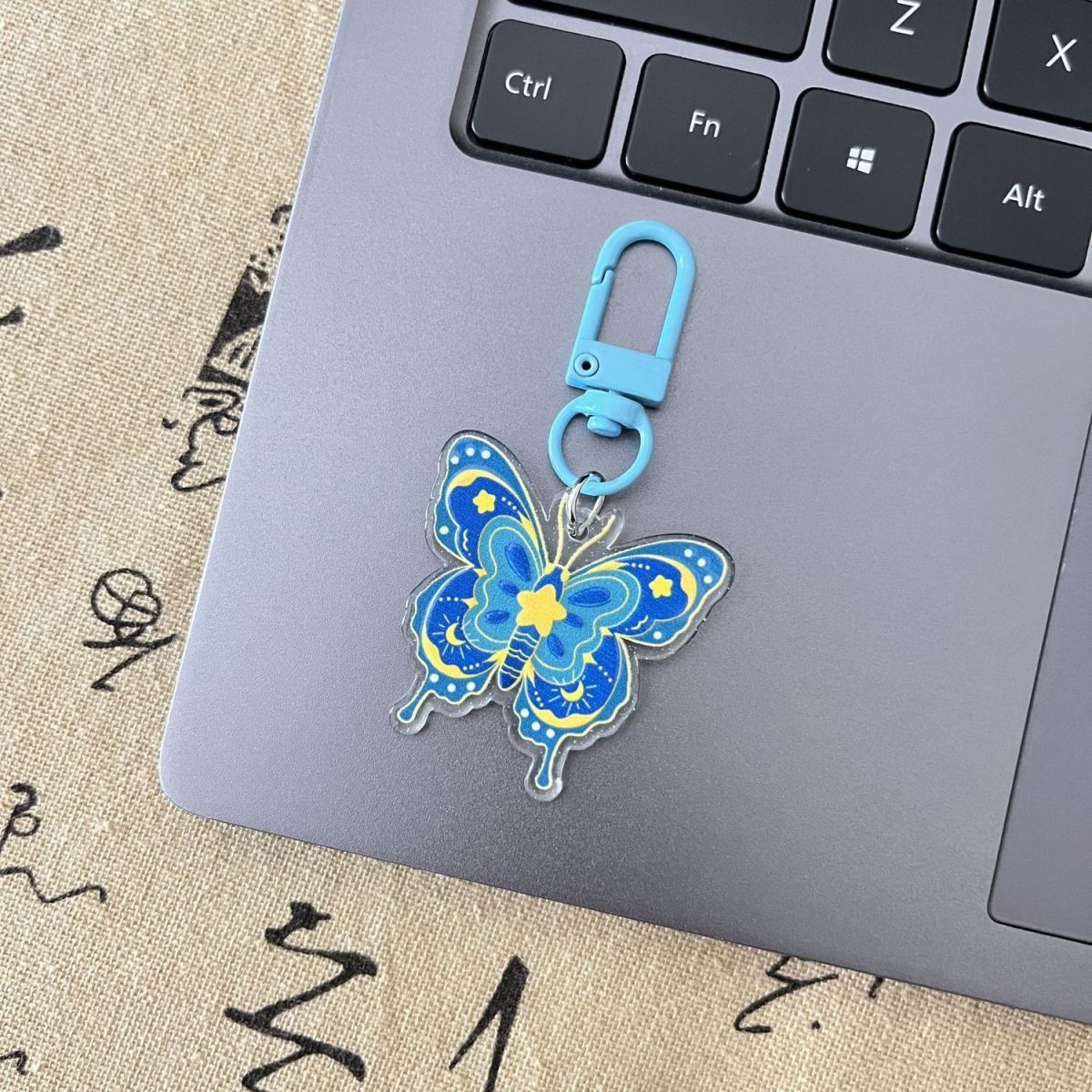 Keychain Pendant Mobile Phone Charm Girl Double-sided