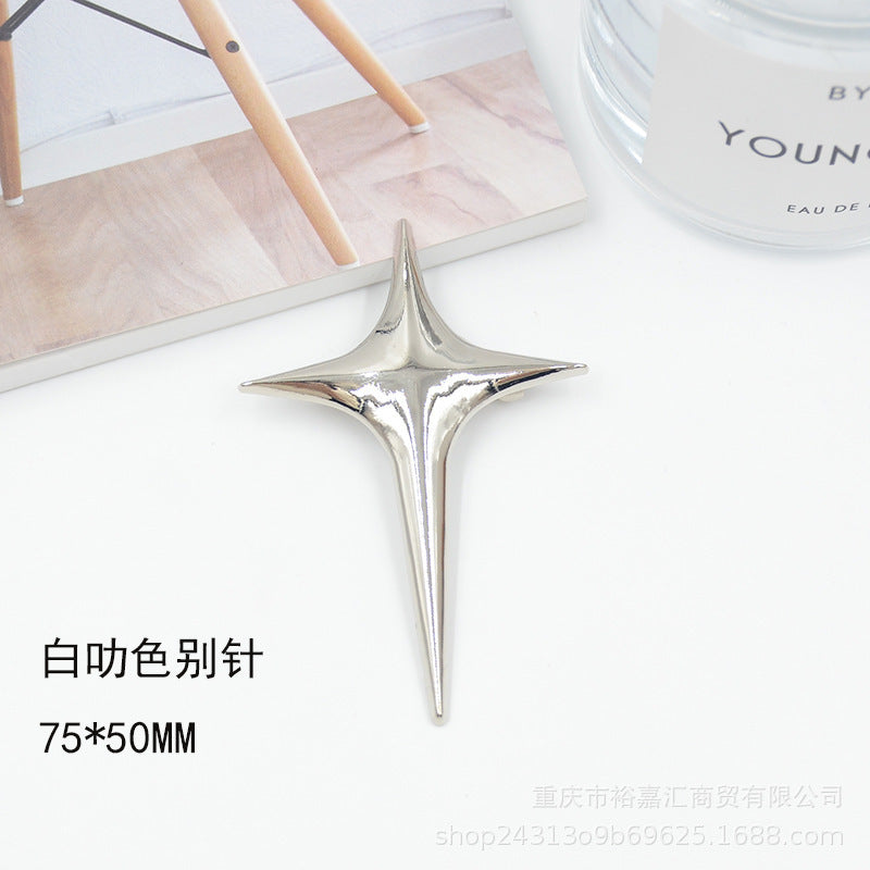 Metal Simplicity Ins Style Temperament Brooch Accessories