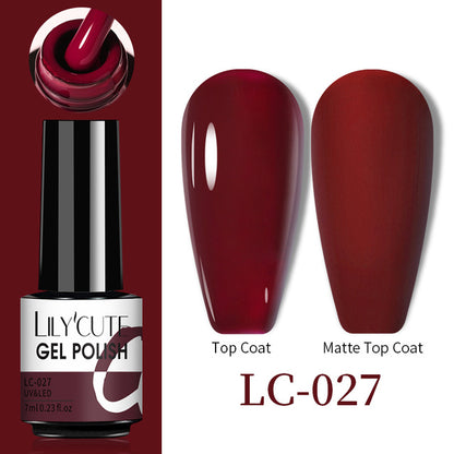 Esmalte de uñas que cambia de color con gel térmico