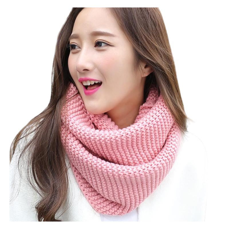 Autumn-Winter Warm And Thickening Solid Color Women's Scarf Winter