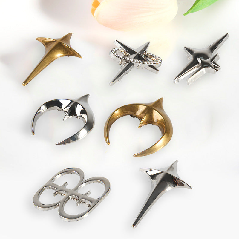 Metal Simplicity Ins Style Temperament Brooch Accessories