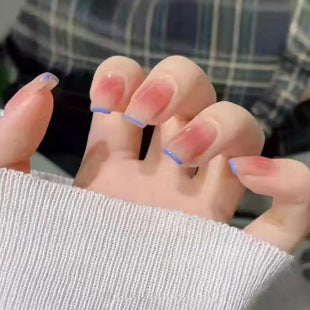 Parche para uñas postizas con forma de gota de agua y almendra larga para Halloween