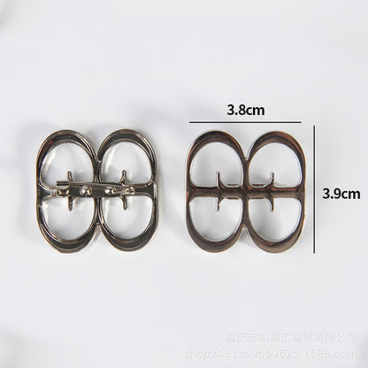 Metal Simplicity Ins Style Temperament Brooch Accessories