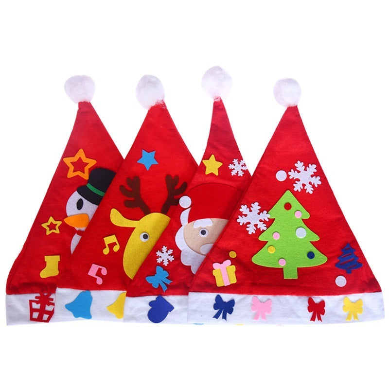 Gorro navideño DIY Navidad Niños Guardería Escuela Necesidades navideñas y Gorro navideño infantil 