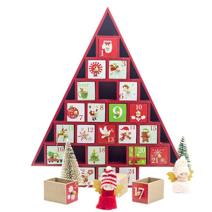 Christmas decoration wooden calendar