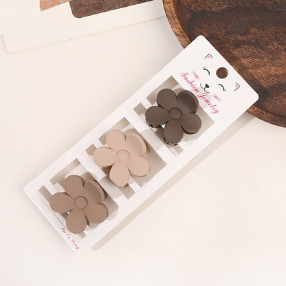 Juego de tres piezas de la serie Coffee Color: pasadores, accesorios para el cabello recogido