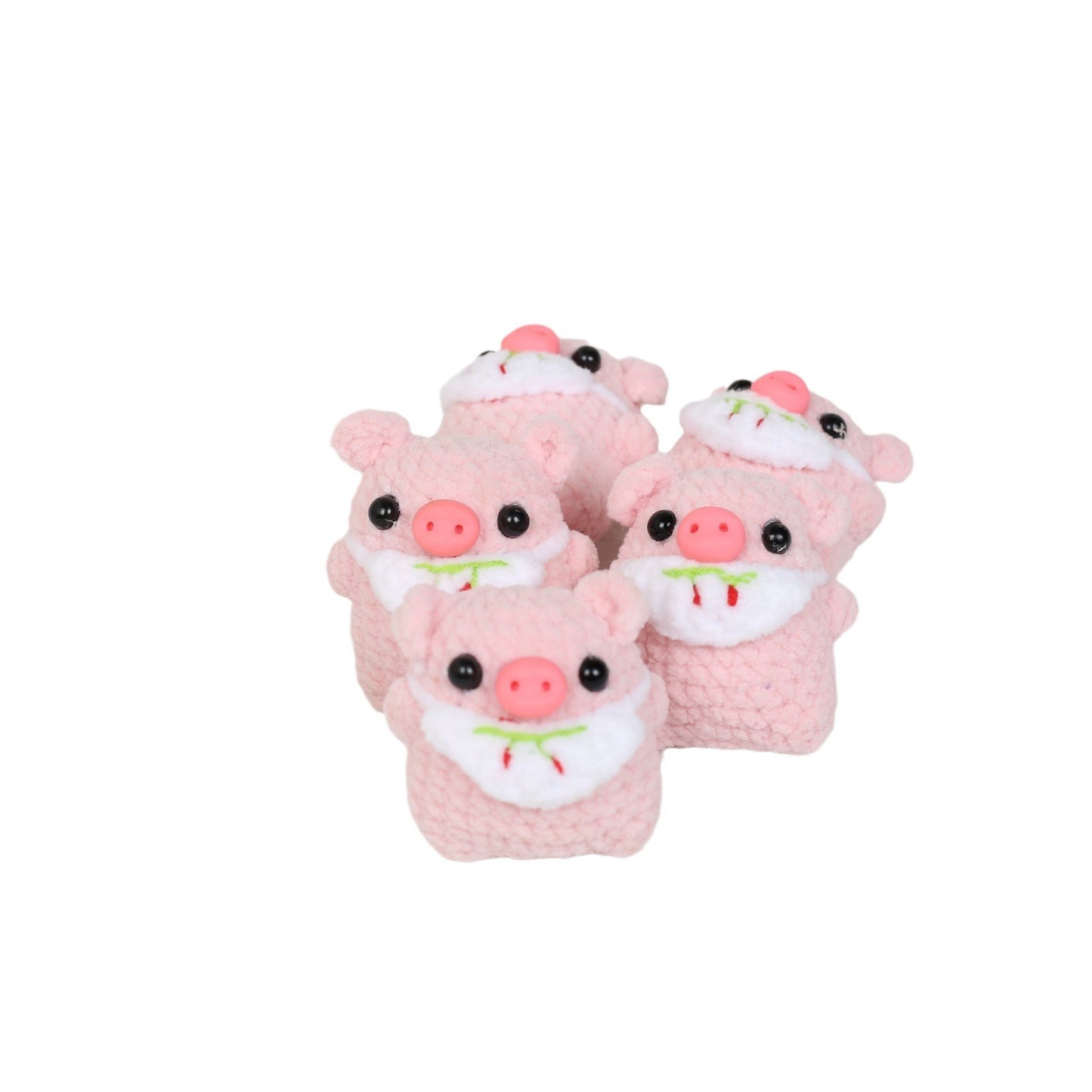 Apron Pig Ornaments Baoma Handmade Knitted Pendant Keychain