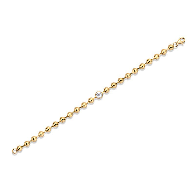 Women's Moissanite Chain Ins Style Bracelet