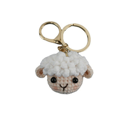 Creative Hand Weaving Lamb Pendant Cartoon Handmade Finished Product