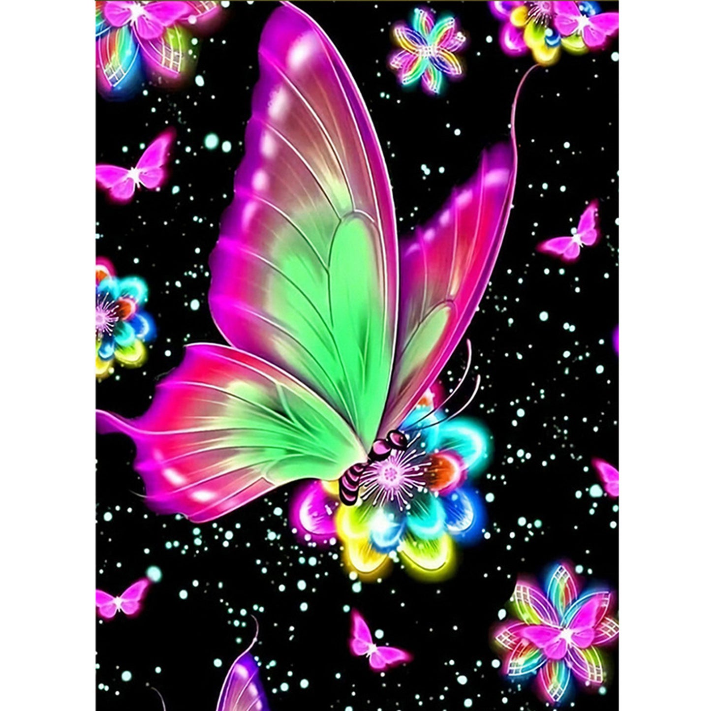 Abstract Butterfly Modern Furniture Decorative Painting