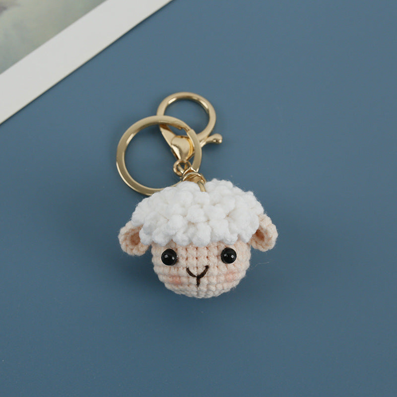 Creative Hand Weaving Lamb Pendant Cartoon Handmade Finished Product