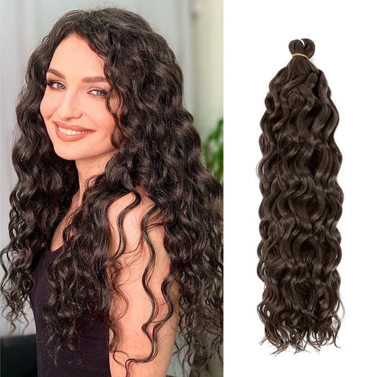 Cabello de crochet con ondas oceánicas de Hawaii