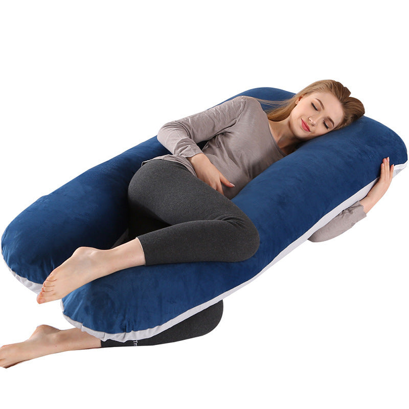 Almohada en forma de U con patas para dormir de lado