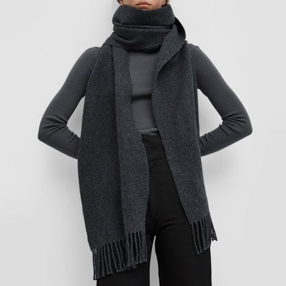 Winter New European And American Niche Wool Scarf For Women