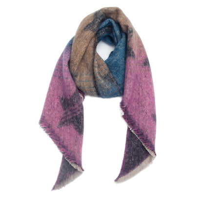 European And American Yarn Rhombus Twill Scarf