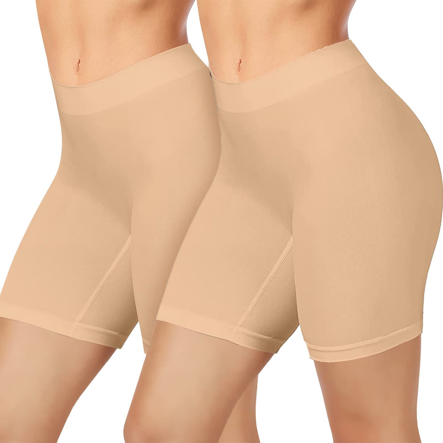 High Waist Belly Contraction Seamless Leggings Women's Plus Size Sports Safety Pants Anti-exposure