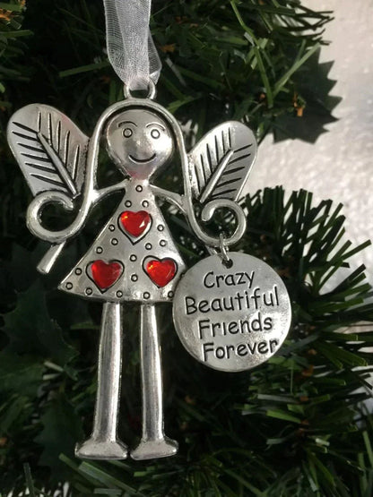 Christmas Tree Angel Decorations Pendant