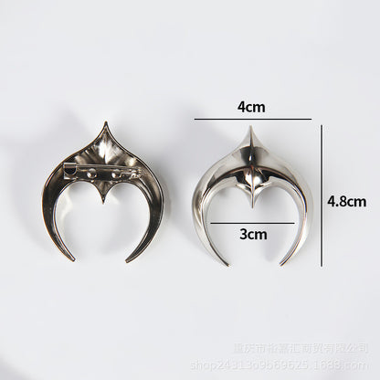 Metal Simplicity Ins Style Temperament Brooch Accessories