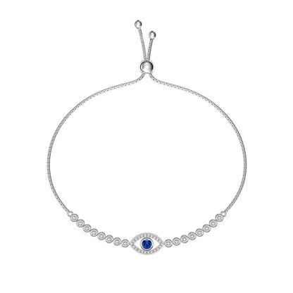 Pulsera elegante de lujo con luz de interés especial con diseño de modelado de ojos azules de alta calidad