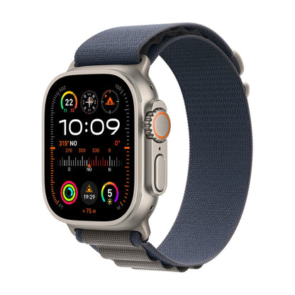 Apple Watch Ultra 2 GPS + Cellular • Caja de Titanio Negro de 49 mm • Correa Alpine Verde Oscuro - Mediana 