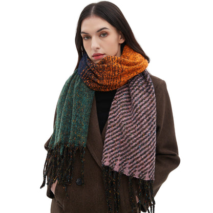 Men Women Gradient Scarf Shawl