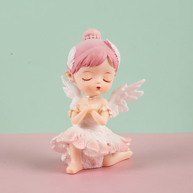 Ballerina Girl Home Decor Piece Cake Decoration