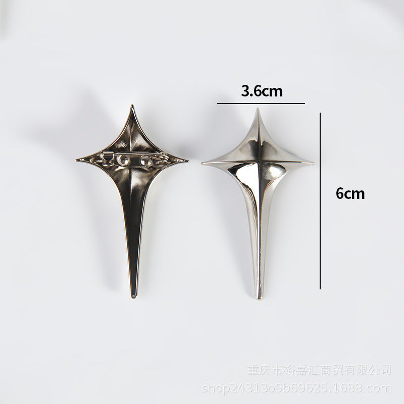 Metal Simplicity Ins Style Temperament Brooch Accessories