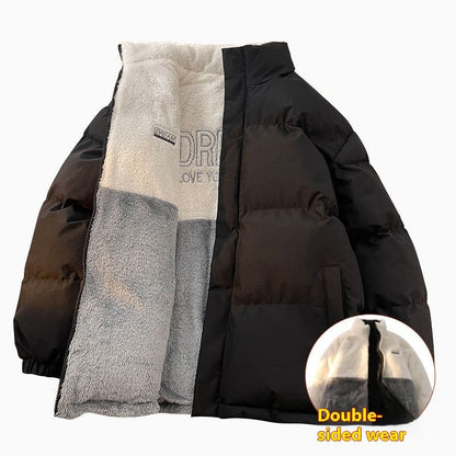 Reversible Cotton Coat Loose Thick Warm-keeping Cotton Clothing