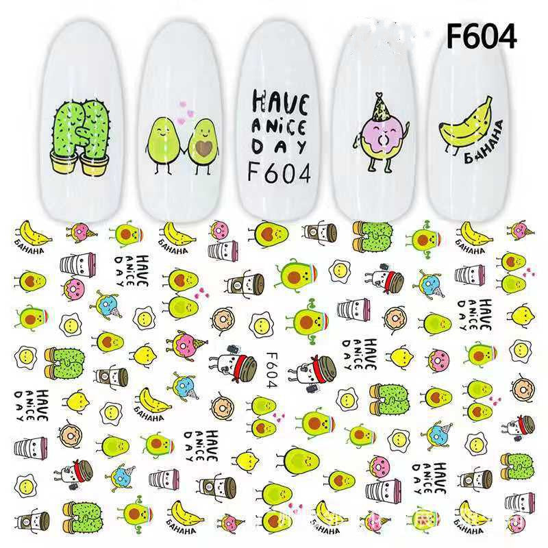 Japanese Three-dimensional 5D Embossed Nail Stickers