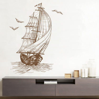 Decorative Wall Stickers - Nautical Sailboat