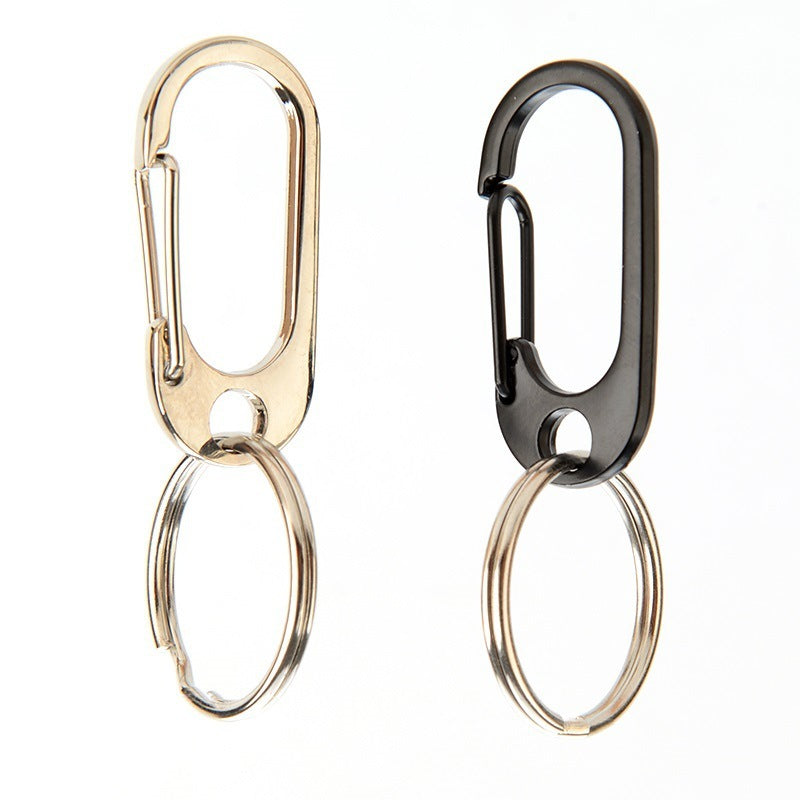 Outdoor Carry Equipment Alloy Material Climbing Button Carabiner Keychain